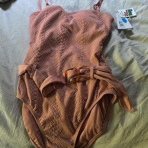 One piece bathing suit